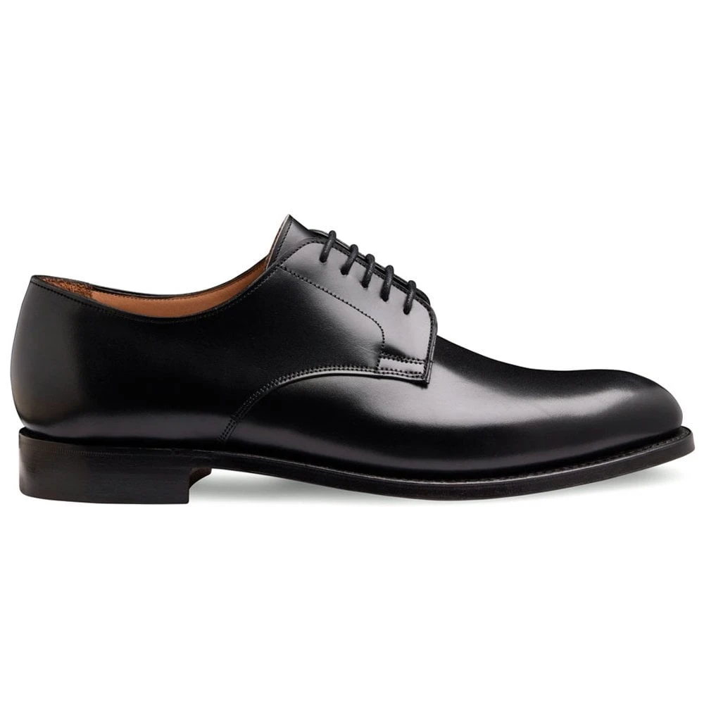 Cheaney Albany II Derby In Black Calf Leather 1 Cheaney Albany II Derby In Black Calf Leather