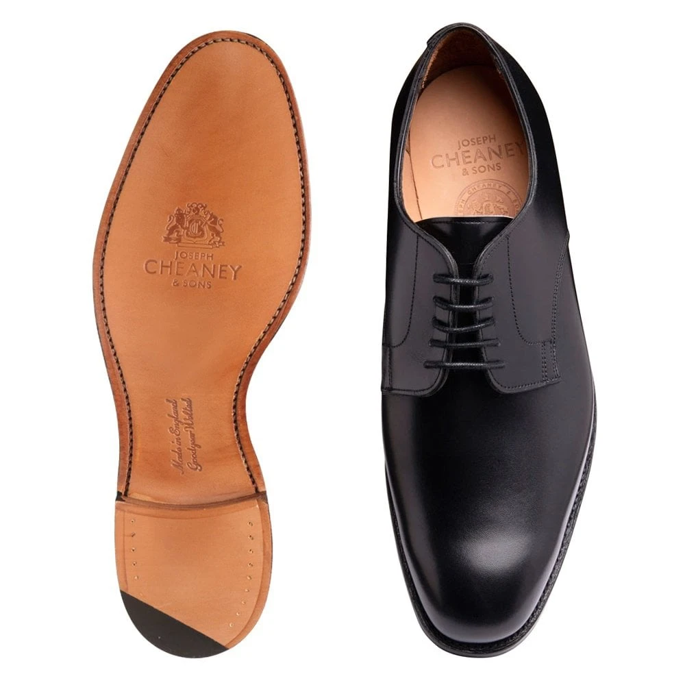Cheaney Albany II Derby In Black Calf Leather 3 Cheaney Albany II Derby In Black Calf Leather - Image 3