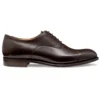 Cheaney Alfred Capped Oxford In Mocha Calf Leather