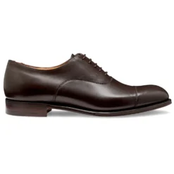 Zeg Shoes Shop 36 Cheaney Alfred Capped Oxford In Mocha Calf Leather