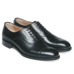 Zeg Shoes Shop -Zeg Shoes Shop cheaney alfred r capped oxford in black calf leather rubber sole p957 6650 zoom