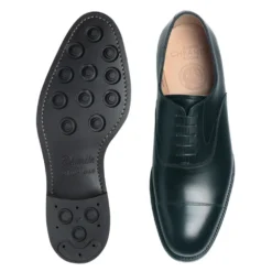 Cheaney Alfred R Capped Oxford In Black Calf Leather | Rubber Sole -Zeg Shoes Shop cheaney alfred r capped oxford in black calf leather rubber sole p957 6654 zoom