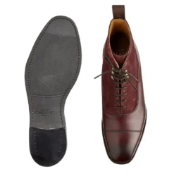 Cheaney Anna D Balmoral Boot In Burnished Burgundy/Plum Suede -Zeg Shoes Shop cheaney anna d balmoral boot in burnished burgundy plum suede p867 5991 zoom