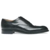 Cheaney Arthur III D Oxford Brogue In Black Calf Leather | Diamond Rubber Sole