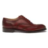 Cheaney Arthur III Oxford Brogue In Dark Leaf Calf Leather | Leather Sole