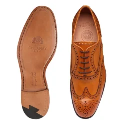 Cheaney Arthur III Oxford Brogue In Light Chestnut Calf Leather 6 Cheaney Arthur III Oxford Brogue In Light Chestnut Calf Leather -Zeg Shoes Shop cheaney arthur iii oxford brogue in light chestnut calf leather p1475 9977 zoom