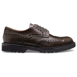 Cheaney Avon GV Derby Brogue In Husk Eco Oiled Leather