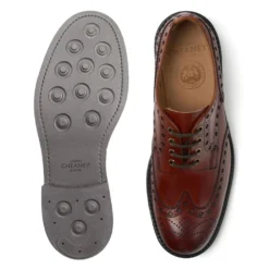 Cheaney Avon R Derby Brogue In Dark Leaf Calf Leather 6 Cheaney Avon R Derby Brogue In Dark Leaf Calf Leather -Zeg Shoes Shop cheaney avon r derby brogue in dark leaf calf leather p75 11391 zoom