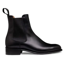 Cheaney Avril D Chelsea Boot In Black Calf Leather