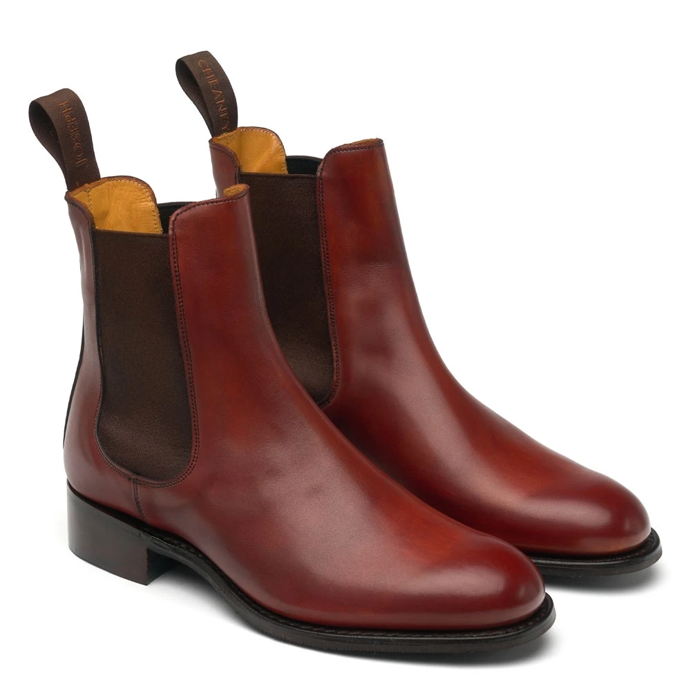 Cheaney Avril D Chelsea Boot In Dark Leaf Calf Leather 2 Cheaney Avril D Chelsea Boot In Dark Leaf Calf Leather - Image 2