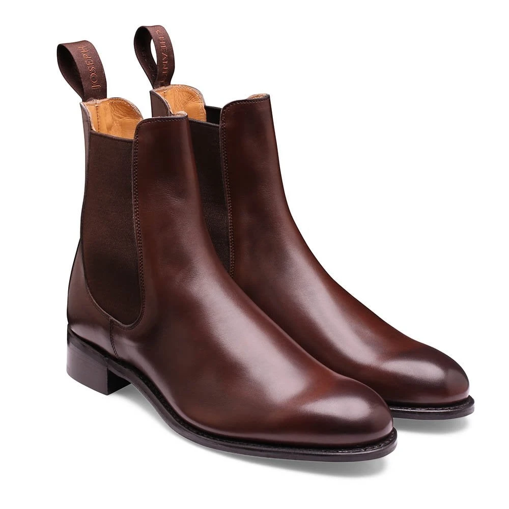 Cheaney Avril D Chelsea Boot In Mocha Calf Leather 2 Cheaney Avril D Chelsea Boot In Mocha Calf Leather - Image 2