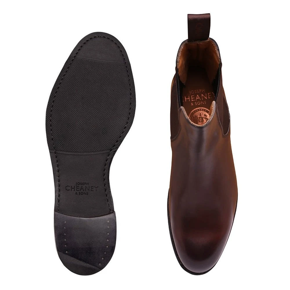 Cheaney Avril D Chelsea Boot In Mocha Calf Leather 3 Cheaney Avril D Chelsea Boot In Mocha Calf Leather - Image 3