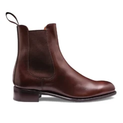 Cheaney Avril D Chelsea Boot In Mocha Calf Leather