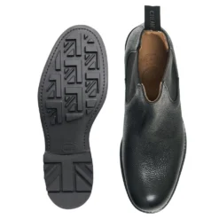 Cheaney Barnes III B Chelsea Boot In Black Grain Leather -Zeg Shoes Shop cheaney barnes iii b chelsea boot in black grain leather p1762 12371 zoom