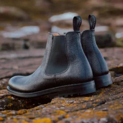 Cheaney Barnes III B Chelsea Boot In Black Grain Leather -Zeg Shoes Shop cheaney barnes iii b chelsea boot in black grain leather p1762 12575 zoom