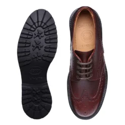 Cheaney Beccles GV Derby Brogue In Polo Brown Eco Oiled Leather -Zeg Shoes Shop cheaney beccles gv derby brogue in polo brown eco oiled leather p1636 10764 zoom
