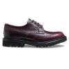 Cheaney Beccles GV Derby Brogue In Polo Brown Eco Oiled Leather