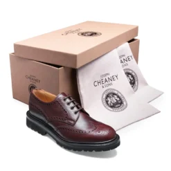 Cheaney Beccles GV Derby Brogue In Polo Brown Eco Oiled Leather -Zeg Shoes Shop cheaney beccles gv derby brogue in polo brown eco oiled leather p1636 10821 zoom