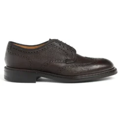 Cheaney Bexhill R Derby Brogue In Walnut Grain Leather