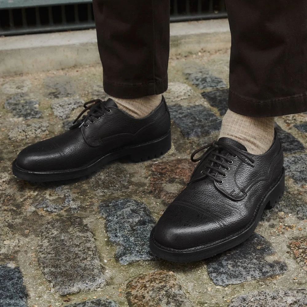 Cheaney Cairngorm II C Veldtschoen Derby In Dark Brown Pull Up Grain Leather 7 Cheaney Cairngorm II C Veldtschoen Derby In Dark Brown Pull Up Grain Leather - Image 7