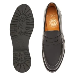 Cheaney Callie GV Penny Loafer In Black Bookbinder Leather 6 Cheaney Callie GV Penny Loafer In Black Bookbinder Leather -Zeg Shoes Shop cheaney callie gv penny loafer in black bookbinder leather p1694 11516 zoom