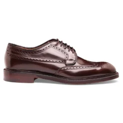 Cheaney Carlton Derby Brogue In Espresso Polished Leather