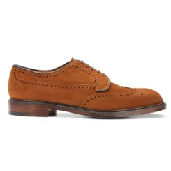 Zeg Shoes Shop 13 Cheaney Carlton Derby Brogue In Rustique Suede