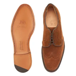 Cheaney Carlton Derby Brogue In Rustique Suede -Zeg Shoes Shop cheaney carlton derby brogue in rustique suede p1699 11643 zoom