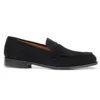 Cheaney Carter Penny Loafer In Black Suede