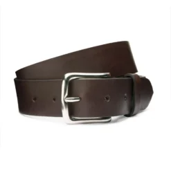 Cheaney Casual Brown Belt With Silver Buckle