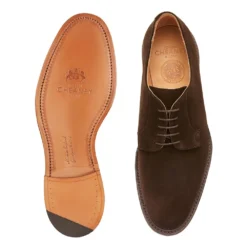 Cheaney Charles Derby In Bitter Chocolate Suede -Zeg Shoes Shop cheaney charles derby in bitter chocolate suede p1698 11553 zoom