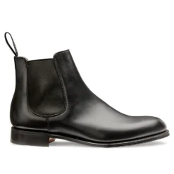 Cheaney Clara Chelsea Boot In Black Calf Leather