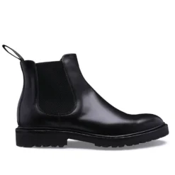 Cheaney Cleo Chelsea Boot In Black Calf Leather