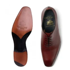 Cheaney Crowndale Wholecut Oxford In Dark Leaf Calf Leather -Zeg Shoes Shop cheaney crowndale wholecut oxford in dark leaf calf leather p1487 11461 zoom