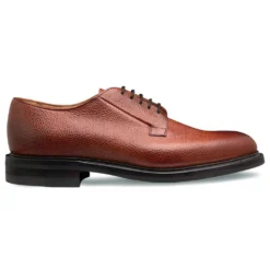 Cheaney Deal II R Derby In Mahogany Grain Leather