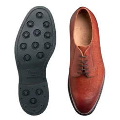 Cheaney Deal II R Derby In Mahogany Grain Leather -Zeg Shoes Shop cheaney deal ii r derby in mahogany grain leather p1018 7815 zoom