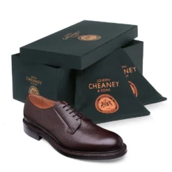 Cheaney Deal II R Derby In Walnut Grain Leather -Zeg Shoes Shop cheaney deal ii r derby in walnut grain leather p1389 9365 zoom