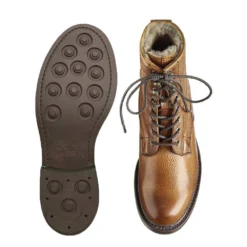 Cheaney Florence R Shearling Lined Derby Boot In Almond Grain Leather 8 Cheaney Florence R Shearling Lined Derby Boot In Almond Grain Leather -Zeg Shoes Shop cheaney florence r shearling lined derby boot in almond grain leather p1412 9469 zoom