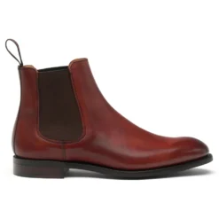 Cheaney Godfrey D Chelsea Boot In Dark Leaf Calf Leather