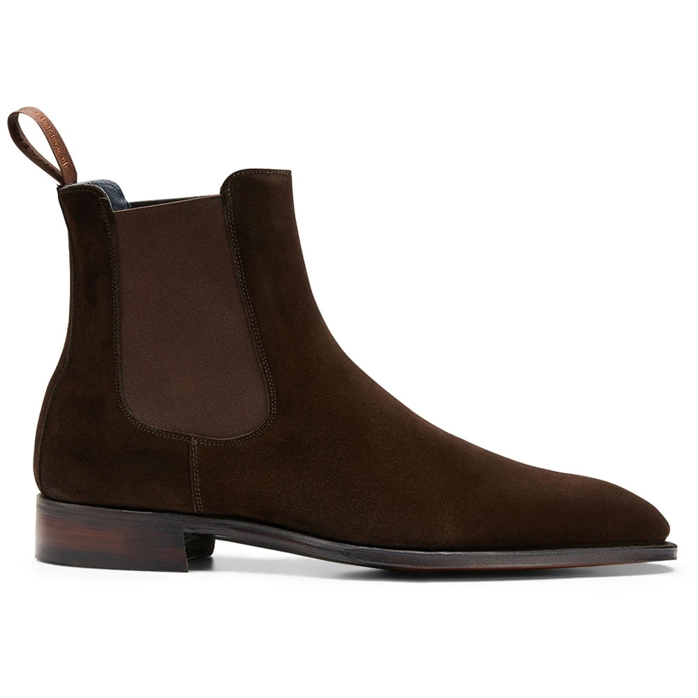 Cheaney Godwin Chelsea Boot In Bitter Chocolate Janus Suede 1 Cheaney Godwin Chelsea Boot In Bitter Chocolate Janus Suede