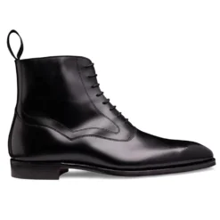 Cheaney Hanover Balmoral Boot In Black Calf Leather