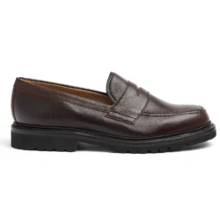 Cheaney Howard GV Penny Loafer In Whiskey Kudu Leather