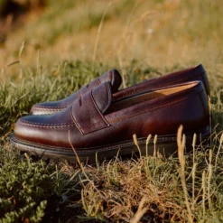 Cheaney Howard GV Penny Loafer In Whiskey Kudu Leather -Zeg Shoes Shop cheaney howard gv penny loafer in whiskey kudu leather p1770 12588 zoom