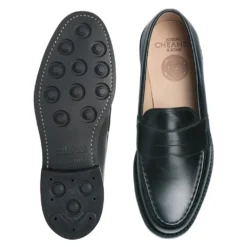 Cheaney Howard R Loafer In Black Calf Leather -Zeg Shoes Shop cheaney howard r loafer in black calf leather p582 4209 zoom