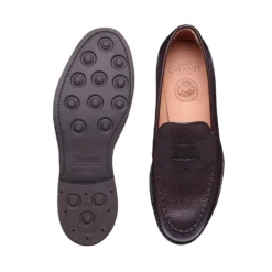 Cheaney Howard R Loafer In Walnut Grain Leather -Zeg Shoes Shop cheaney howard r loafer in walnut grain leather p1387 9576 zoom