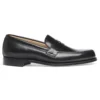 Cheaney Hudson Penny Loafer In Black Calf Leather
