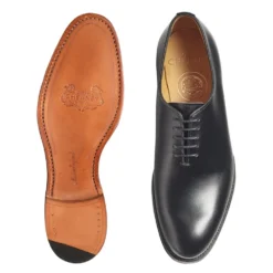 Cheaney Isobella Wholecut Oxford In Black Calf Leather -Zeg Shoes Shop cheaney isobella wholecut oxford in black calf leather p474 3849 zoom