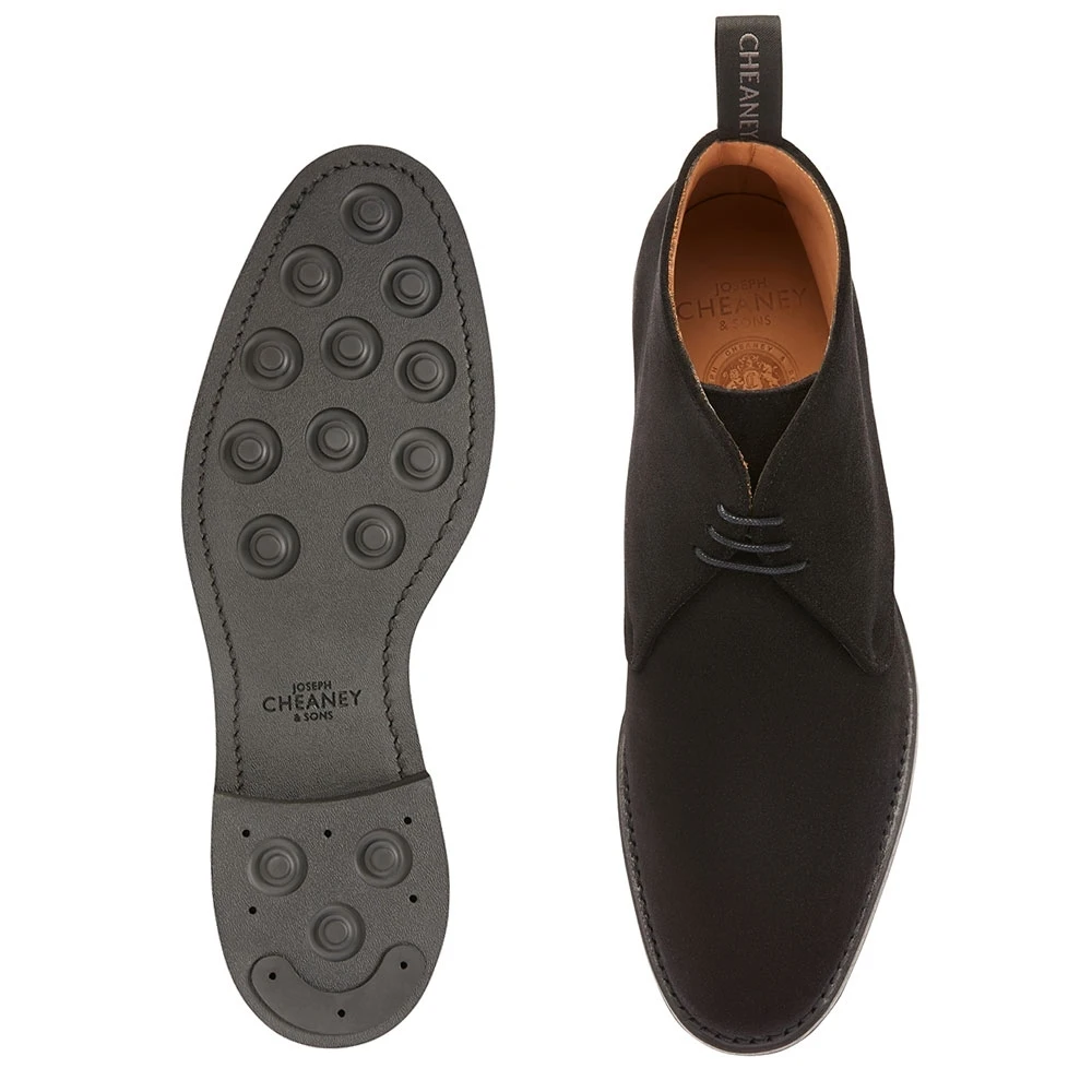 Cheaney Jackie III R Chukka Boot In Black Suede 3 Cheaney Jackie III R Chukka Boot In Black Suede - Image 3