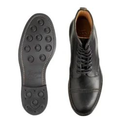 Cheaney Jess Capped Derby Boot In Black Chromexcel Leather -Zeg Shoes Shop cheaney jess capped derby boot in black chromexcel leather p877 6063 zoom