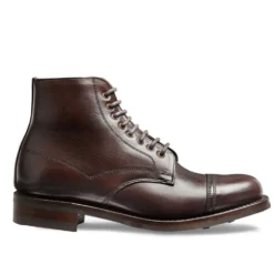 Cheaney Jess Capped Derby Boot In Chicago Tan Chromexcel Leather